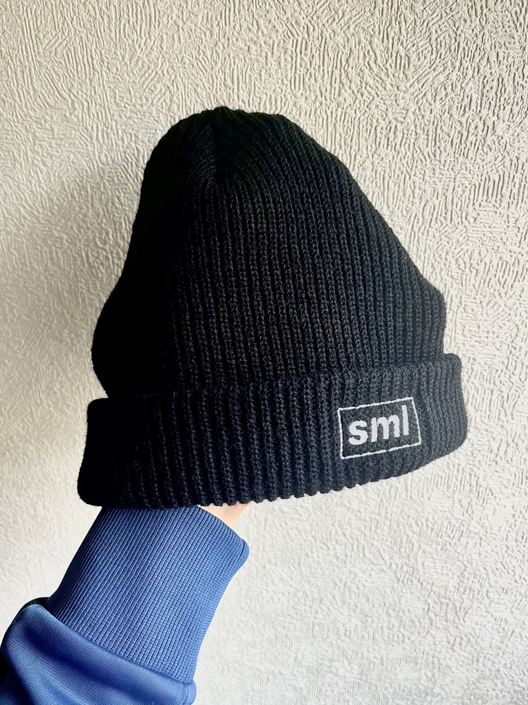 SMLロゴ入りオリジナルニット帽