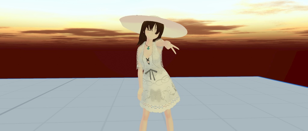 【オリジナル3Dモデル】 来沢峰子(Cluster向け)