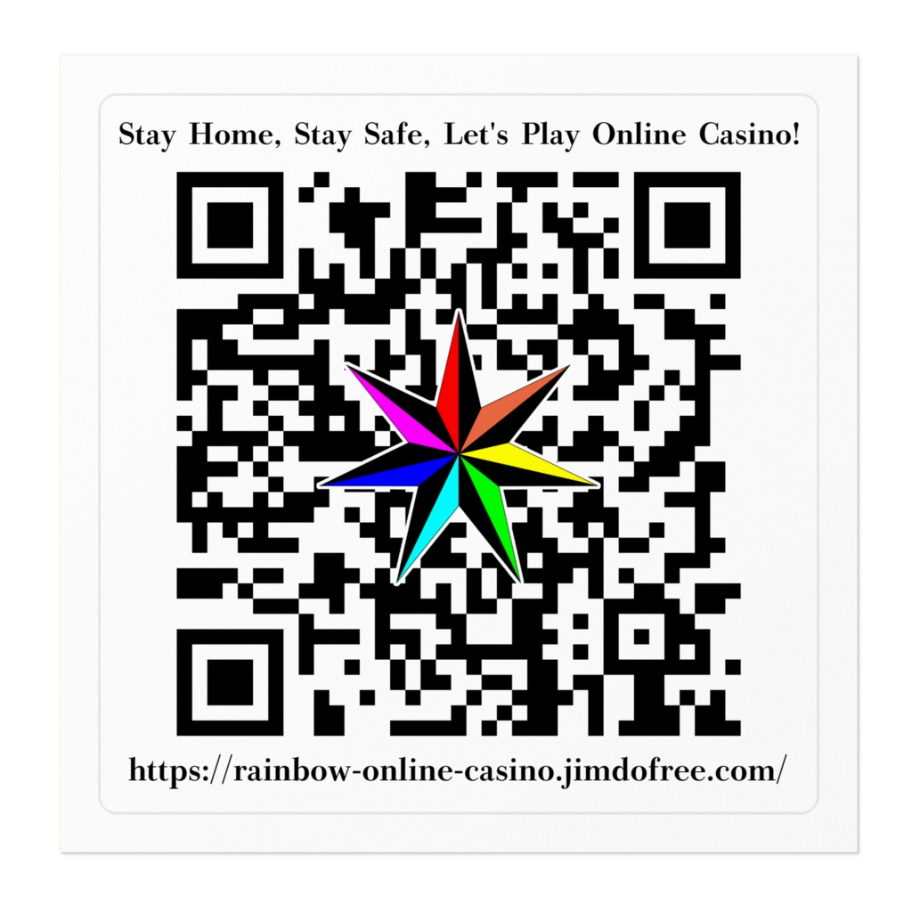 虹カジ運動ステッカーA