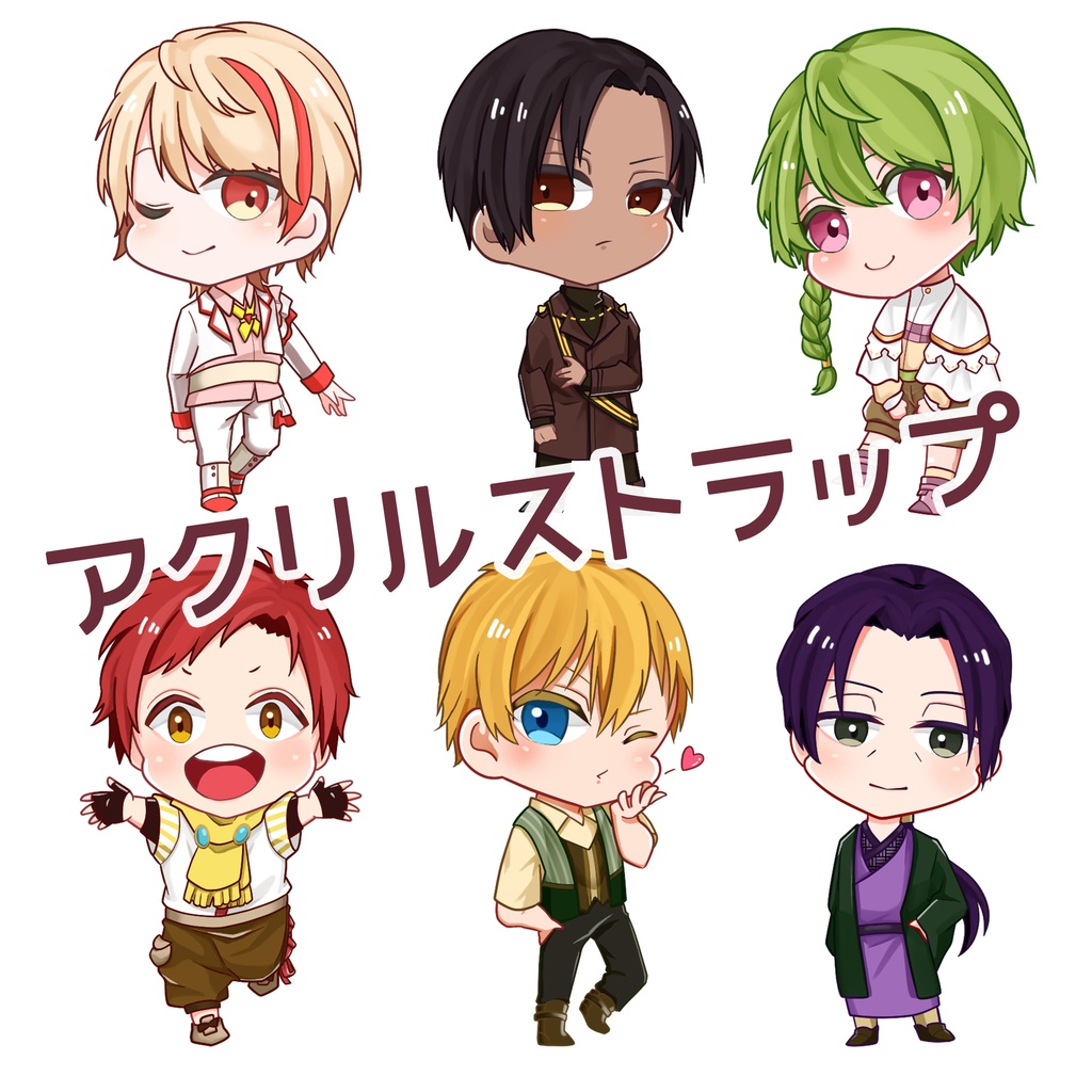 ドューオンジュノレシピ_アクリルストラップ