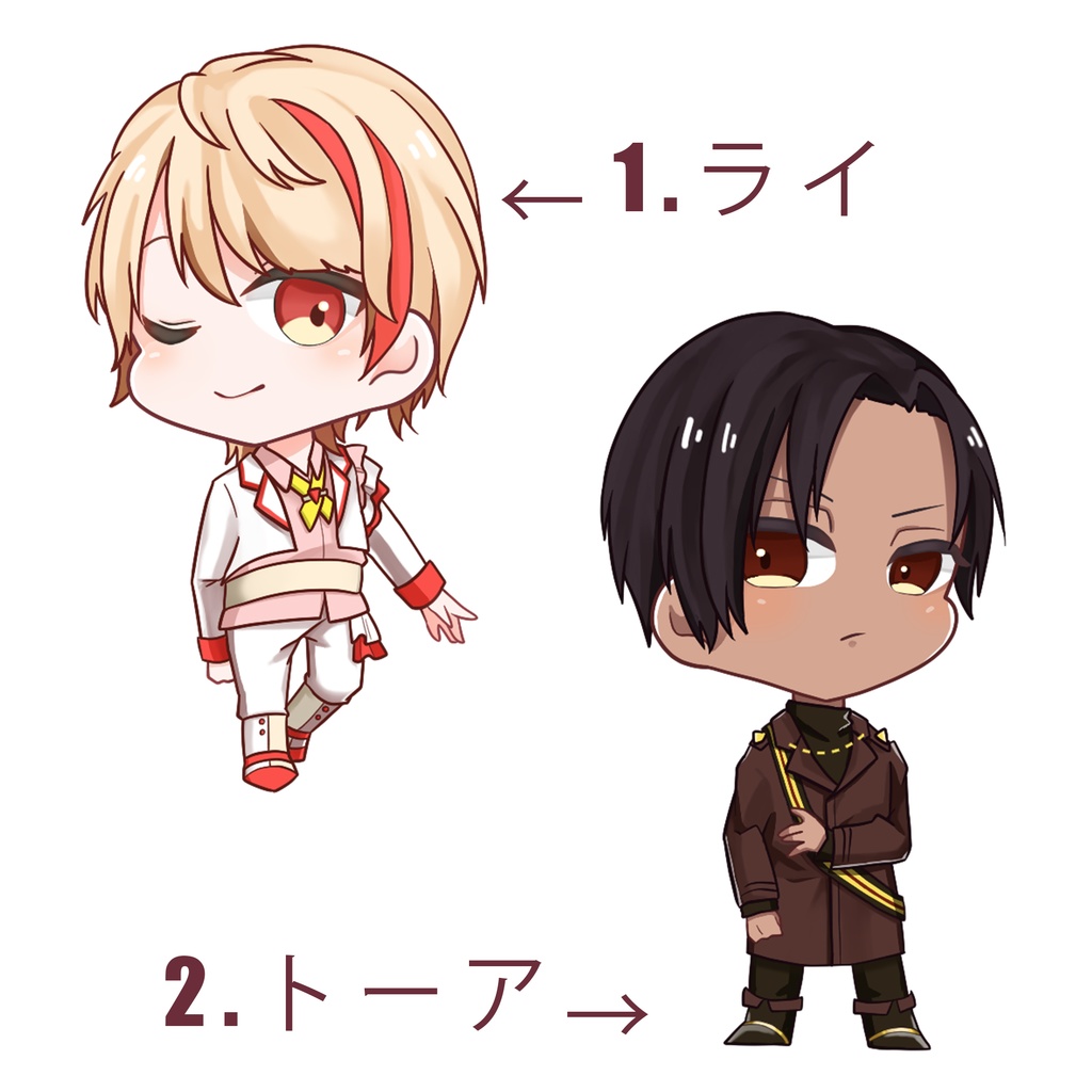 ドューオンジュノレシピ_アクリルストラップ