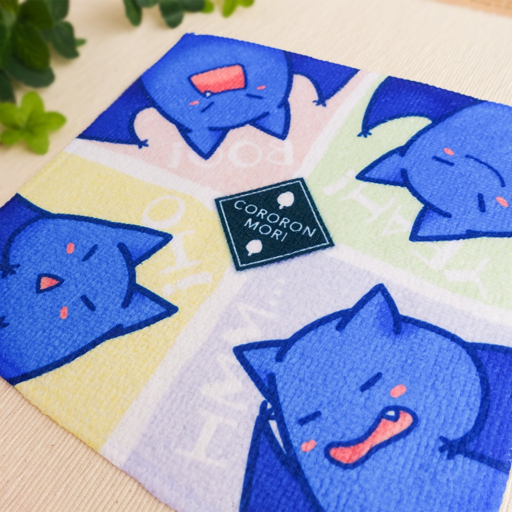 コウモリのミニタオル