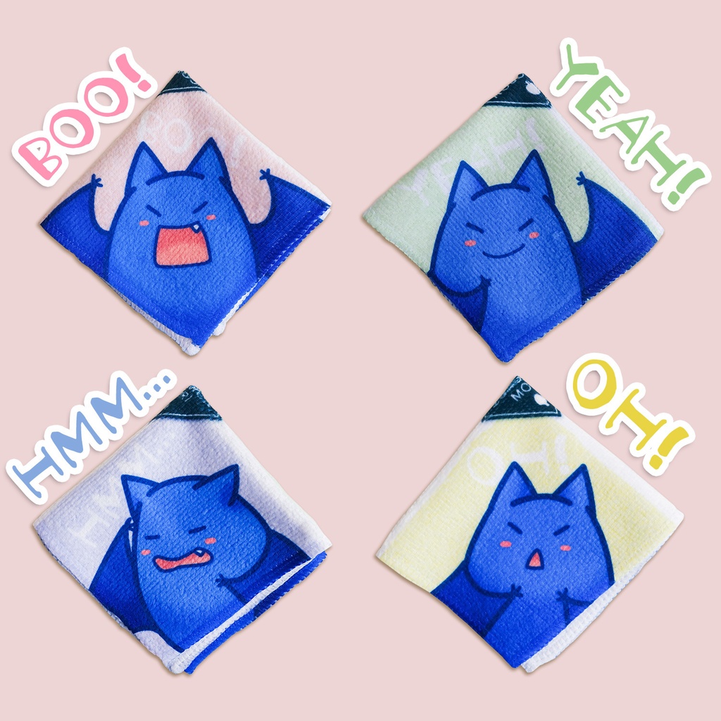 コウモリのミニタオル