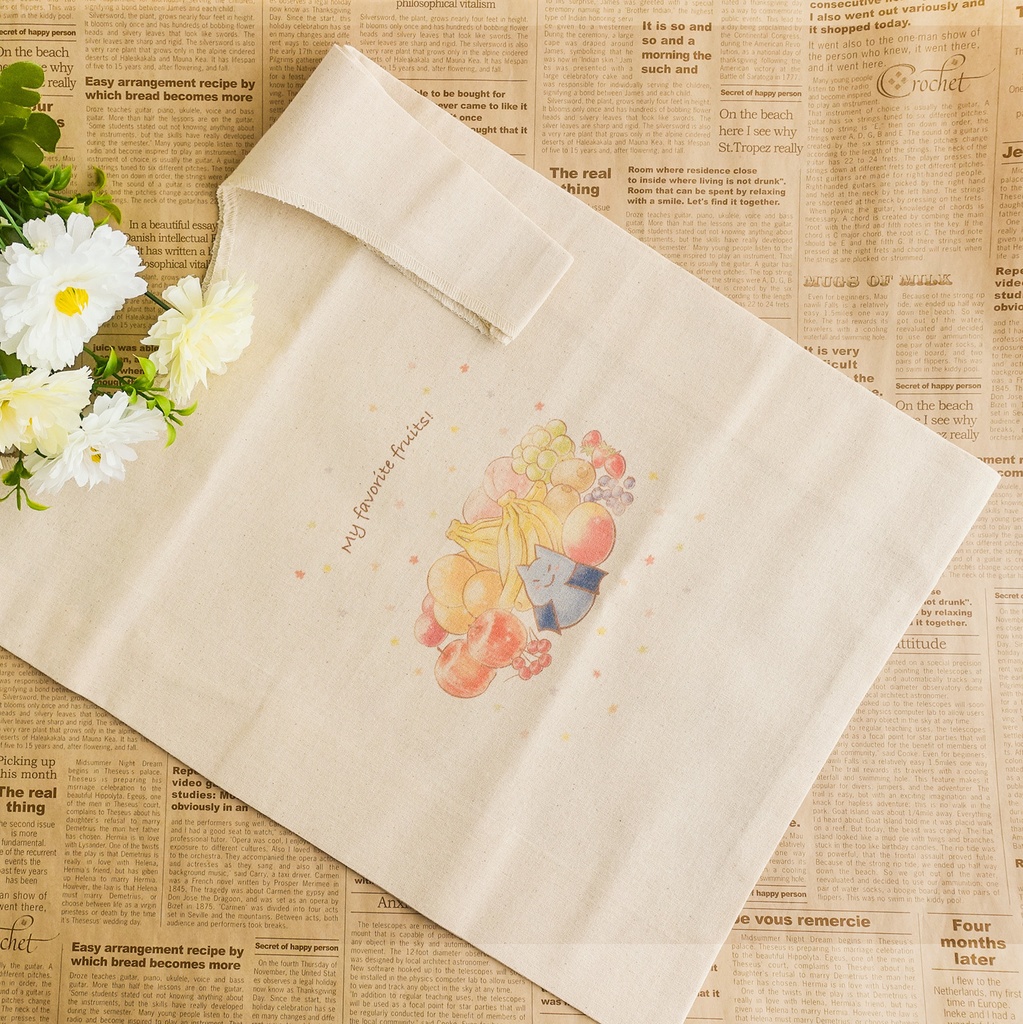 コウモリのマルシェバッグ