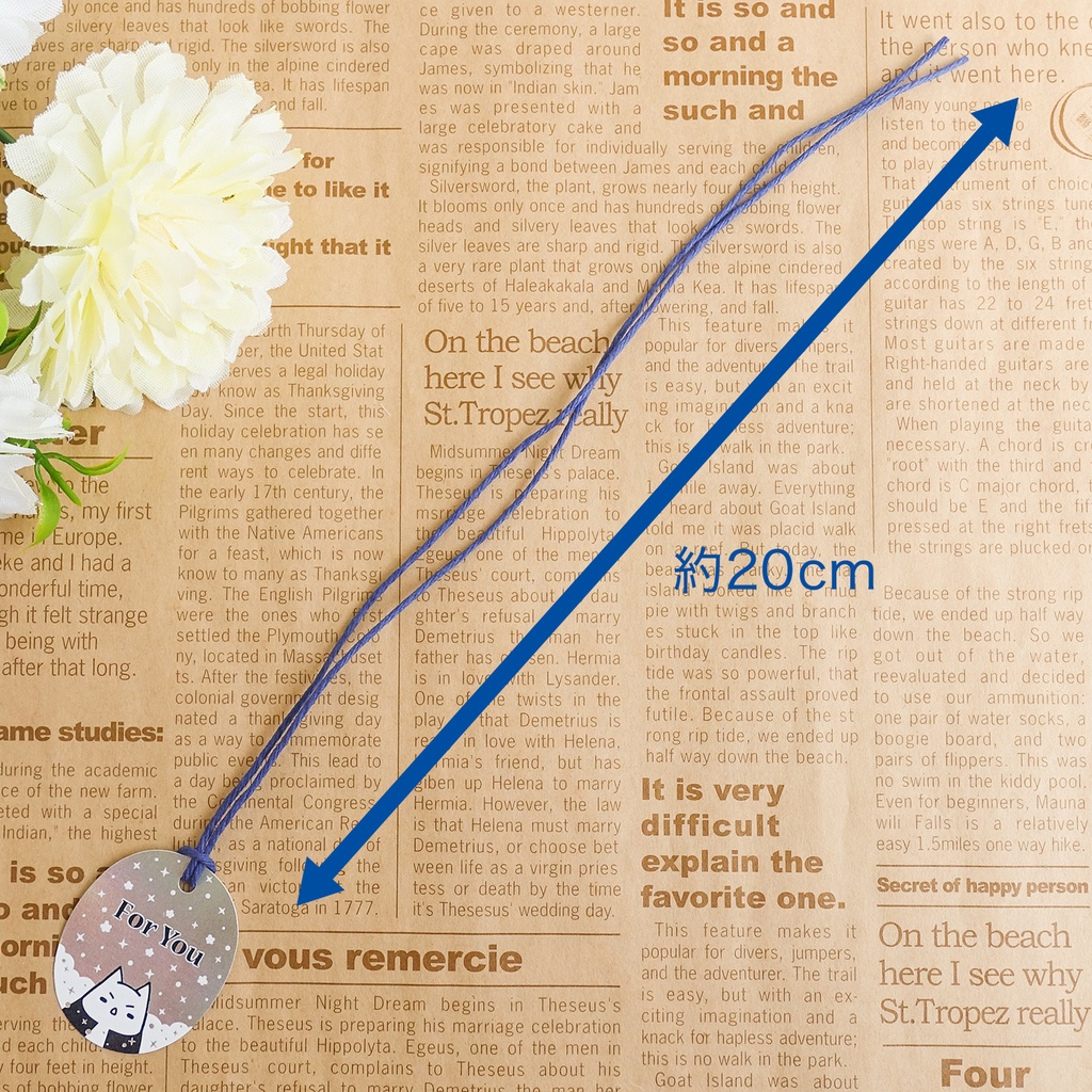 コウモリのキラキラForYouタグ*4枚