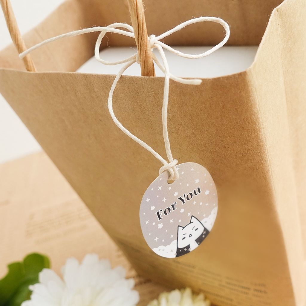 コウモリのキラキラForYouタグ*4枚