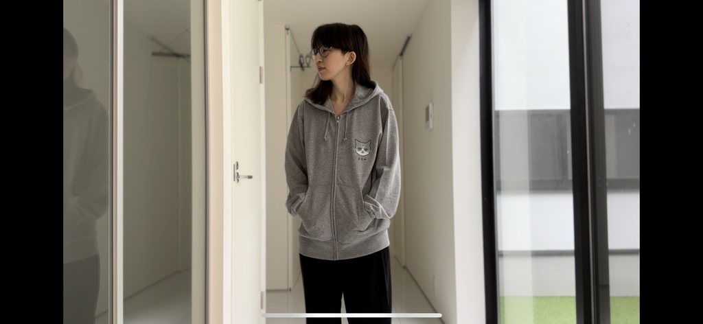 アッシュ印のジップパーカー(Ash Zip Hoodie)