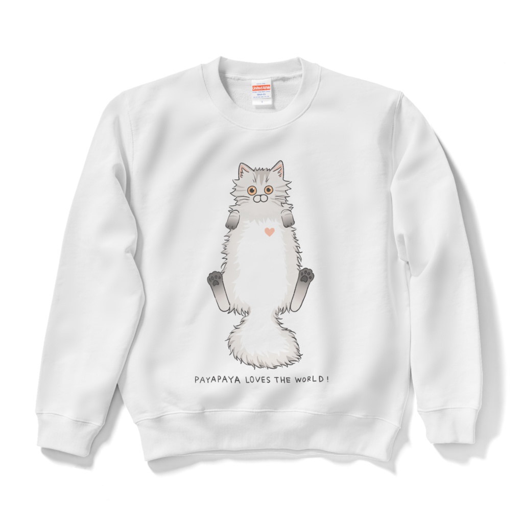 ぱやぱやが世界を愛しているスウェット Payapaya Loves the World Sweatshirt