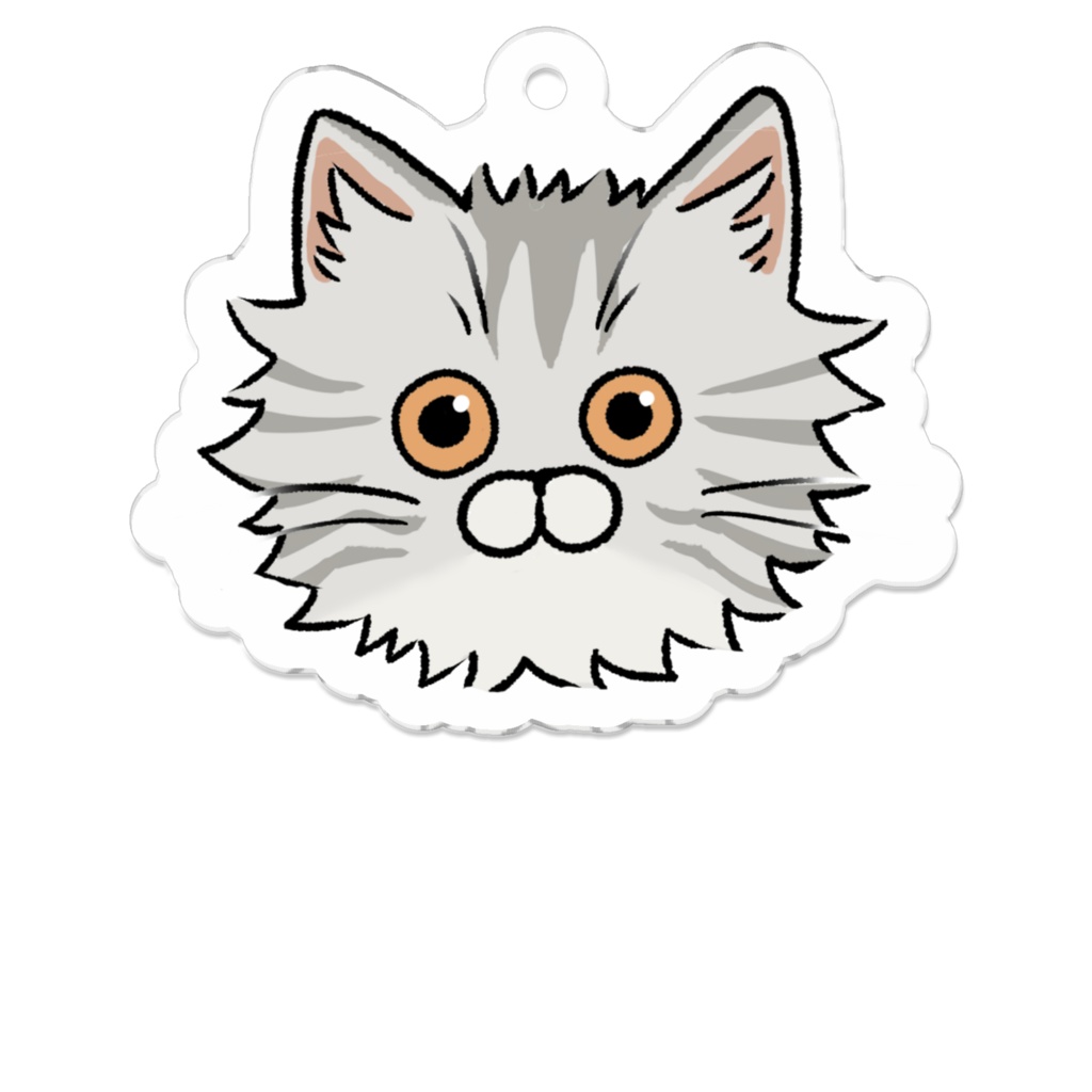 ぱやぱやキーホルダー(顔)Payapaya Keychain (Face)