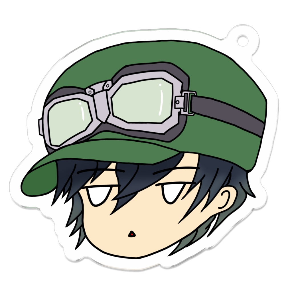 【常設】黒野遼生首アクキー