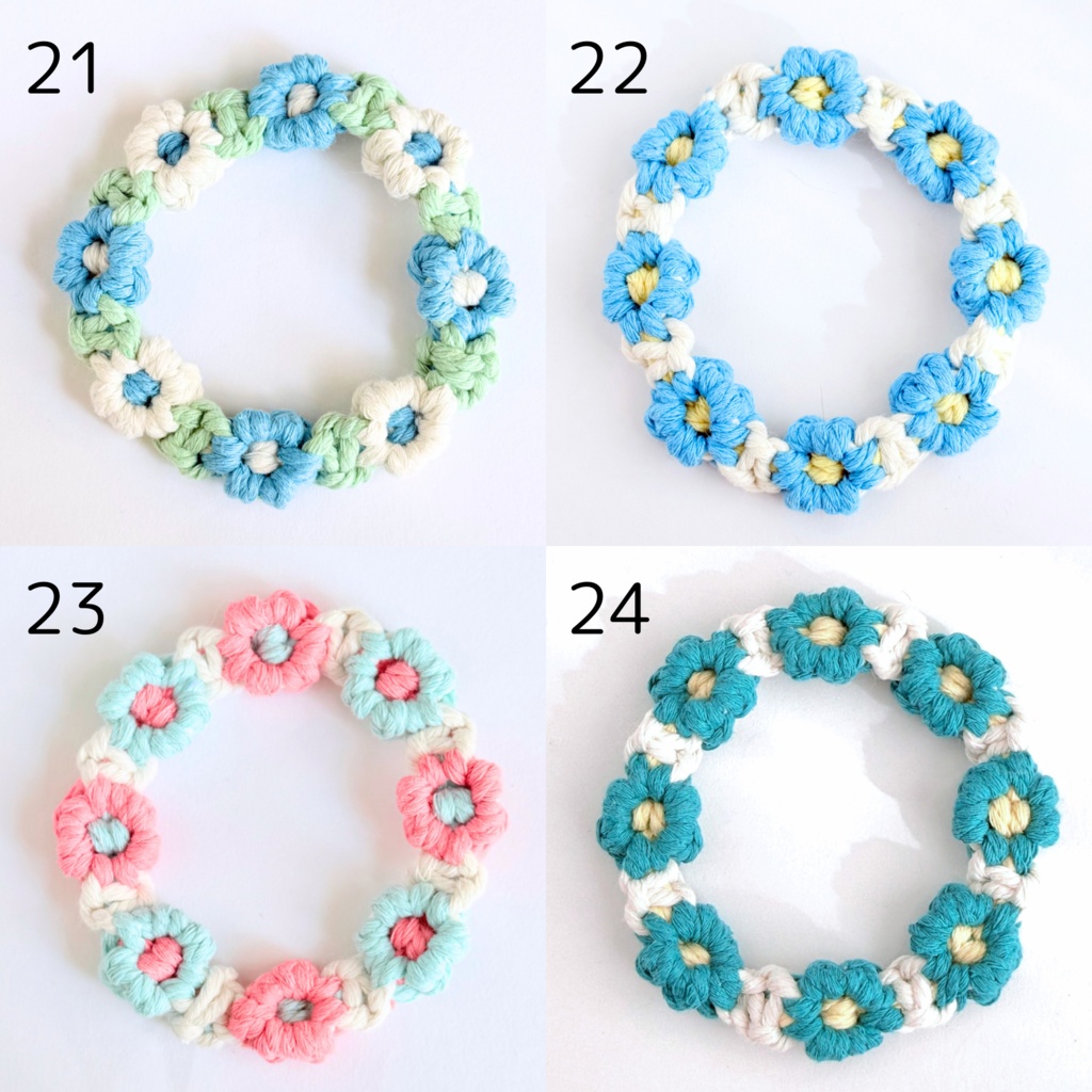 全19種!推しカラーで選べる♪ ぬいの花かんむり 花冠 ヘッドドレス ぬい服 いつぬい