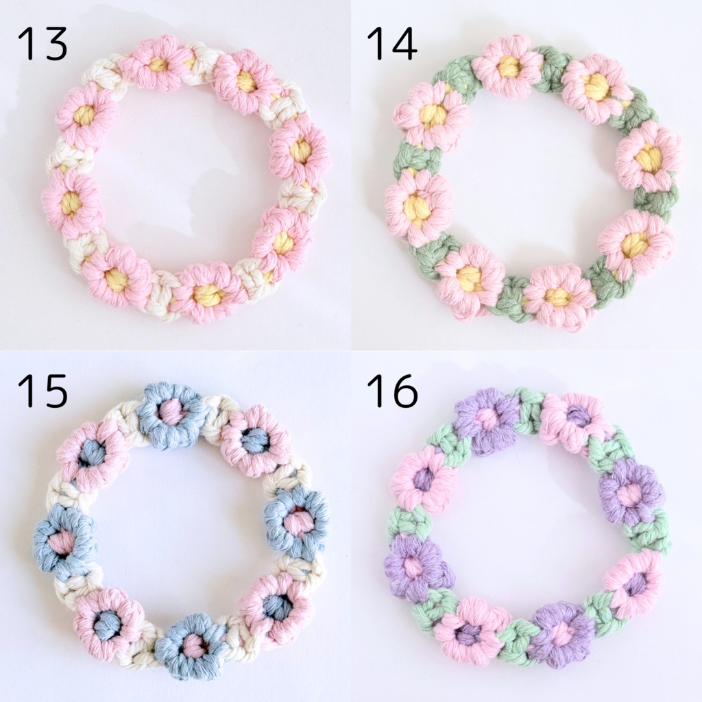 全19種!推しカラーで選べる♪ ぬいの花かんむり 花冠 ヘッドドレス ぬい服 いつぬい