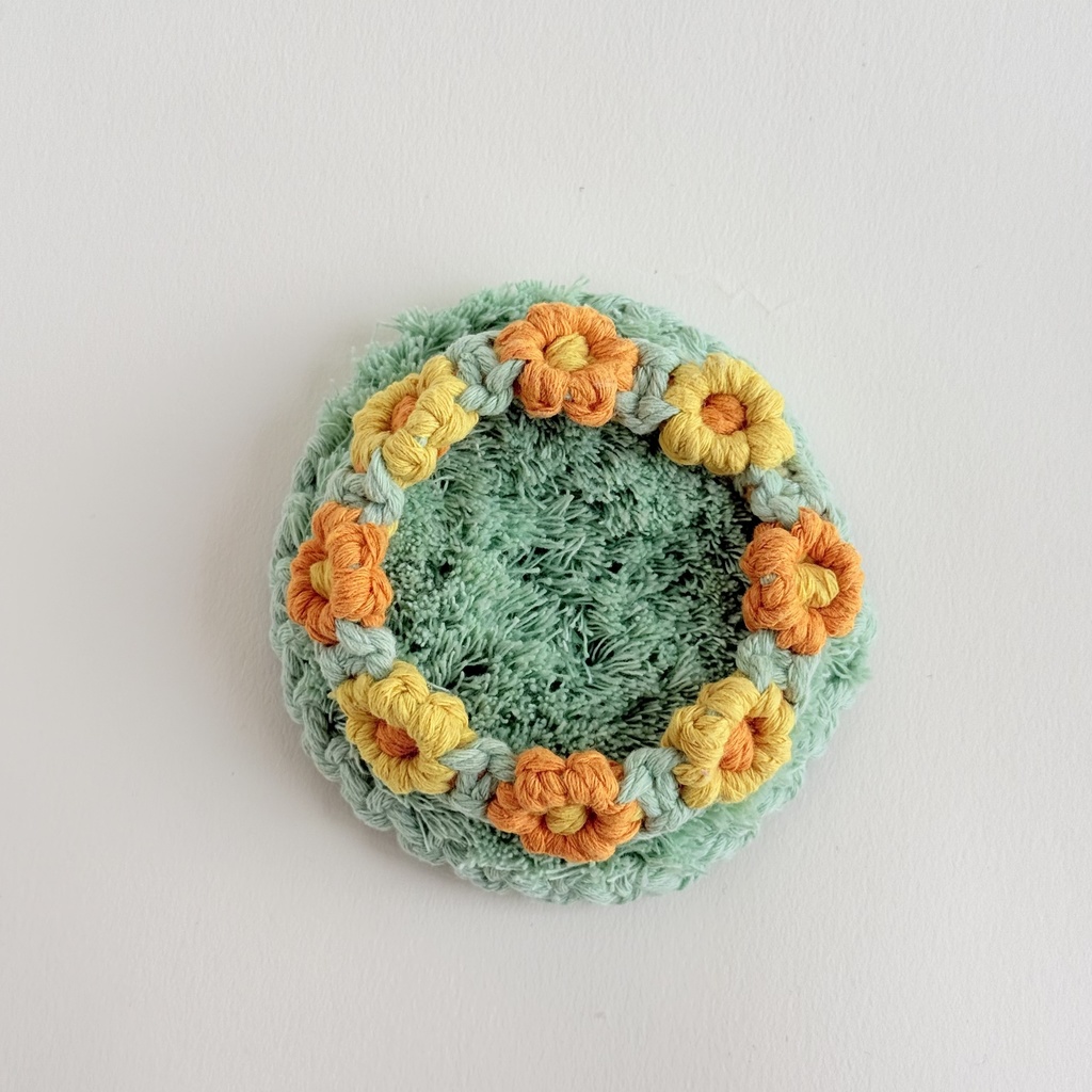 推しカラーで選べる♪ ぬいのお花畑ラグ ぬい服 ぬい小物 敷物