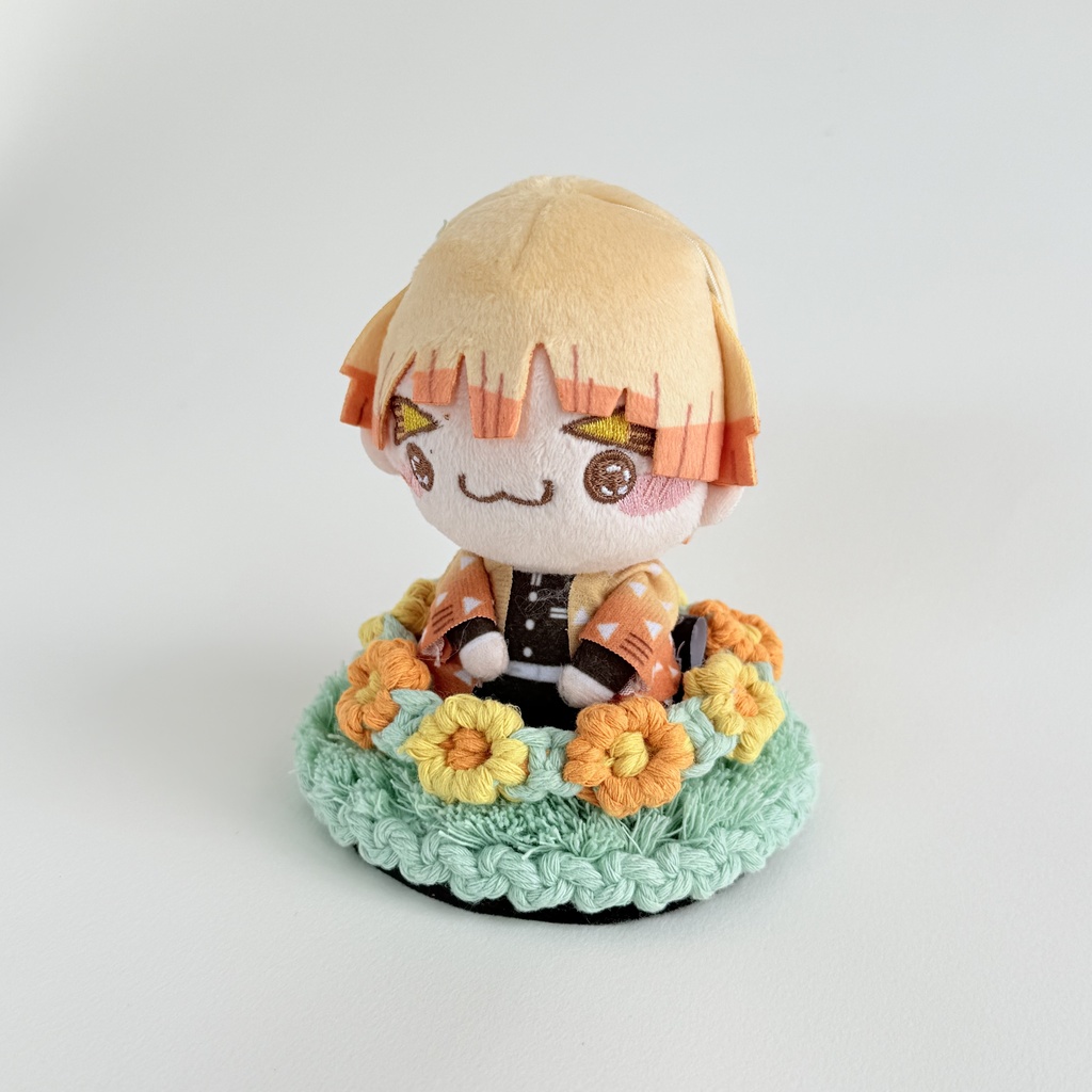 推しカラーで選べる♪ ぬいのお花畑ラグ ぬい服 ぬい小物 敷物