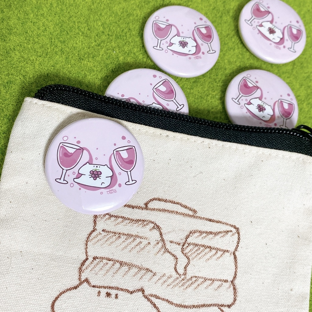 【全4種】あいぼう缶バッジ