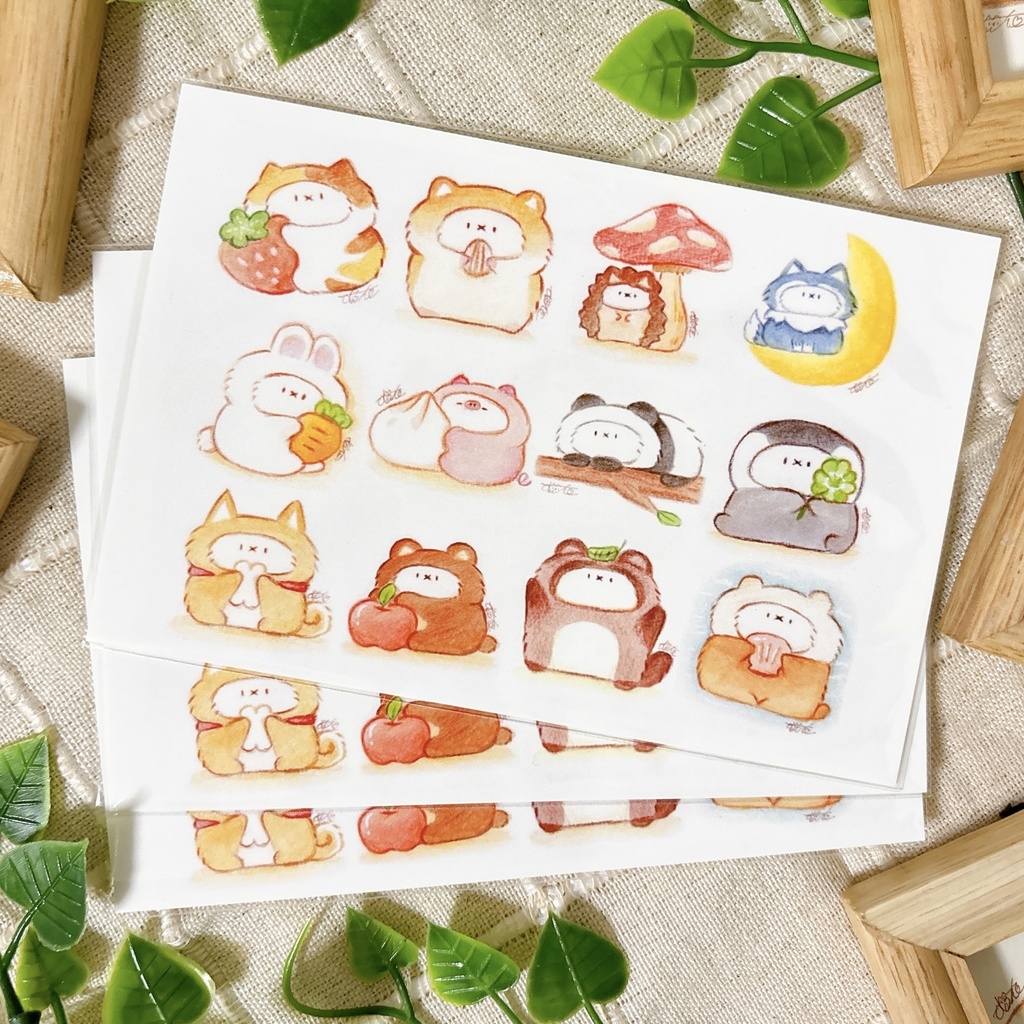 【原画】着ぐるみシリーズ「はりねずみ」