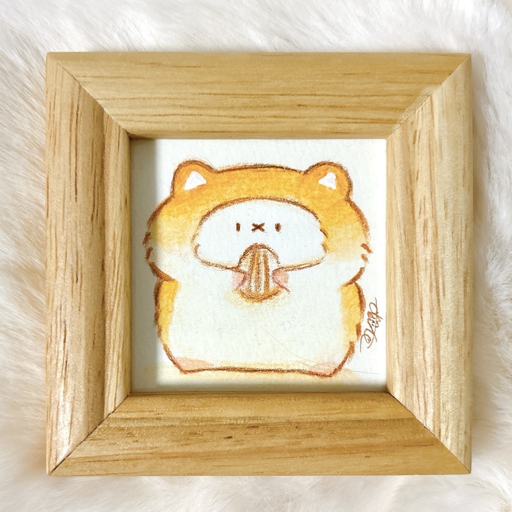 【原画】着ぐるみシリーズ「ハムスター」