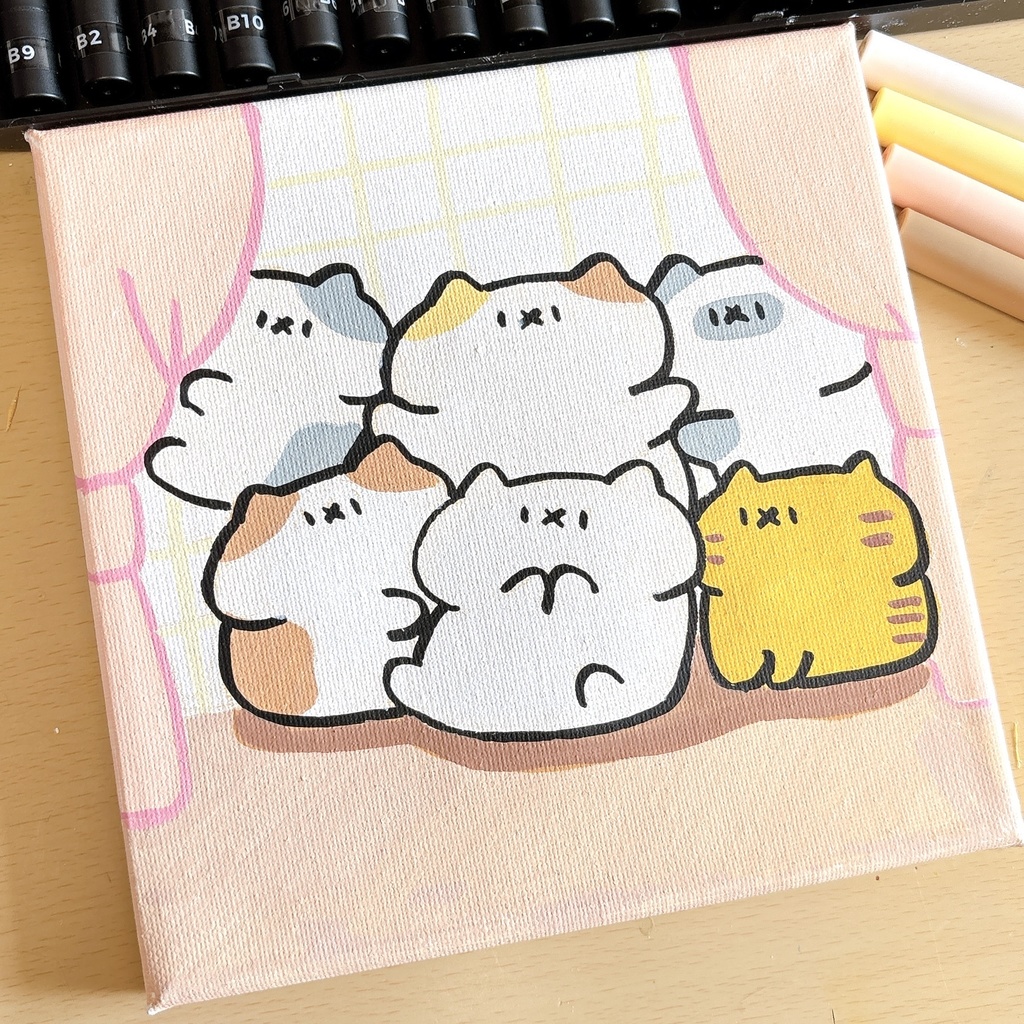 【原画】S0キャンバス アクリルマーカー