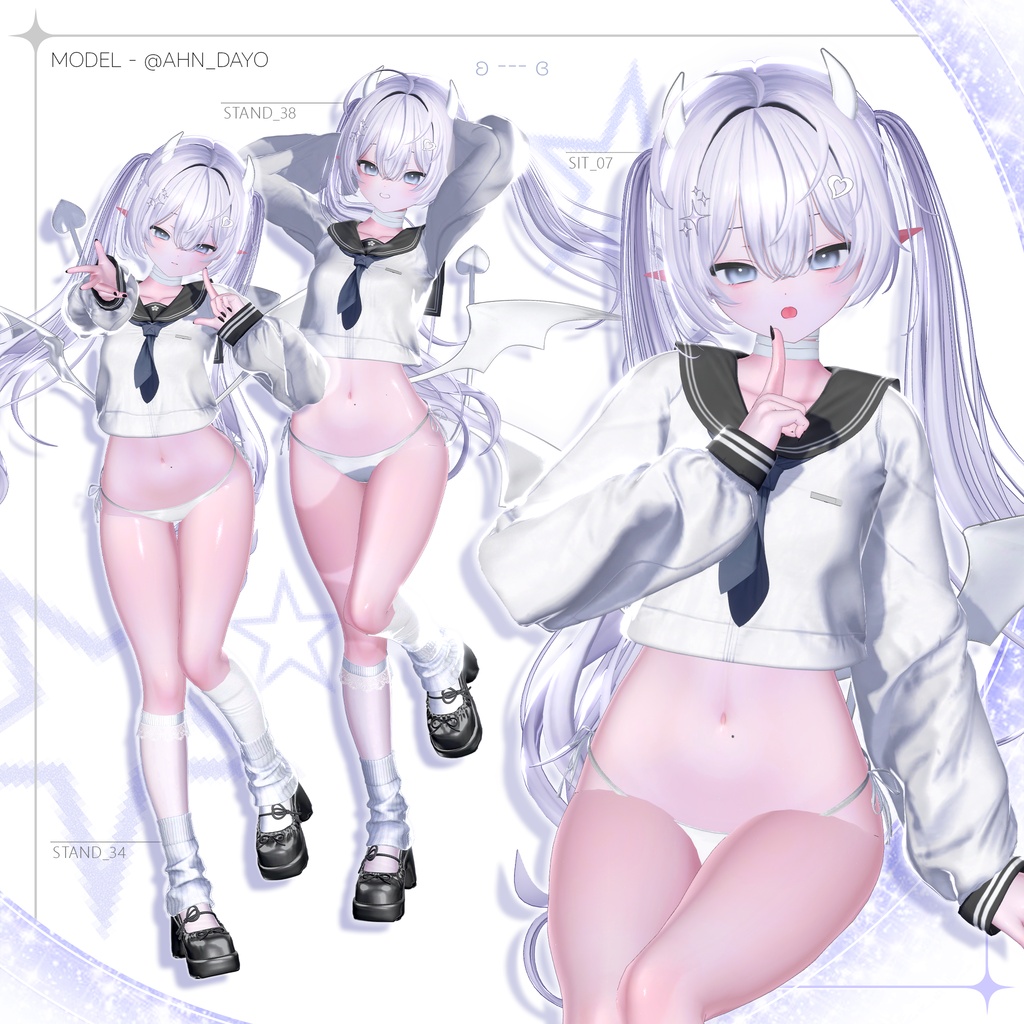 Mogu デイリー Pose Pack