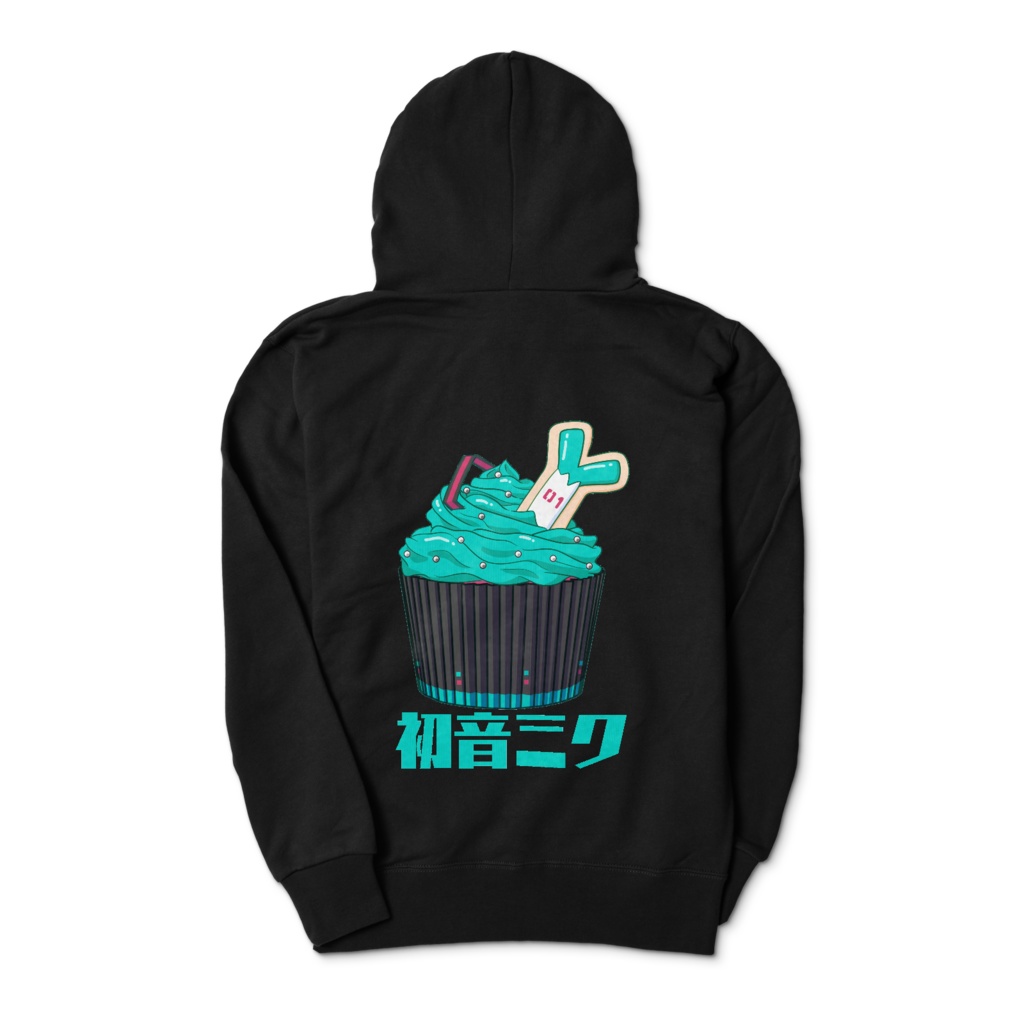 初音ミクcupcake hoodie