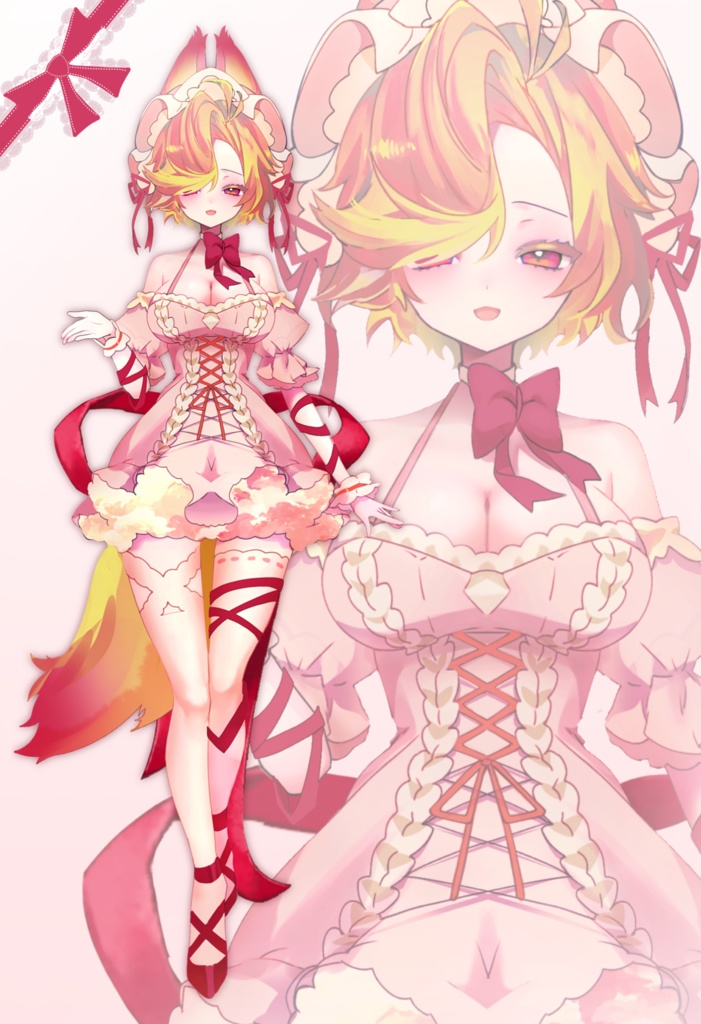 Fox Selling Model 【Live2Dモデル】