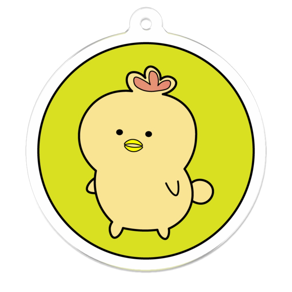 チキン・ヨワルド アクリルキーホルダー//Chikin Yowaldo - Acrylic Keychain// ~ そっと、そこにいるやつ ~