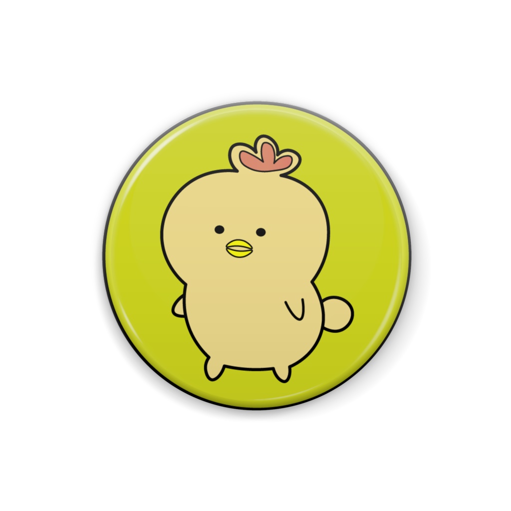 チキン・ヨワルド 缶バッジ//Chikin Yowaldo - Can Badge (Pin Button)// ～ そっと、そこにいるやつ ～