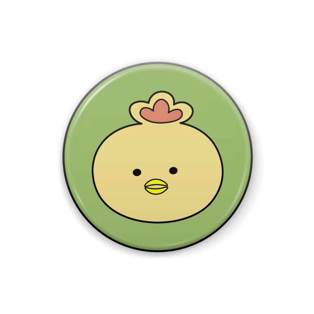 チキン・ヨワルド 缶バッジ//Chikin Yowaldo - Can Badge (Pin Button)// ～ そっと、そこにいるやつ ～