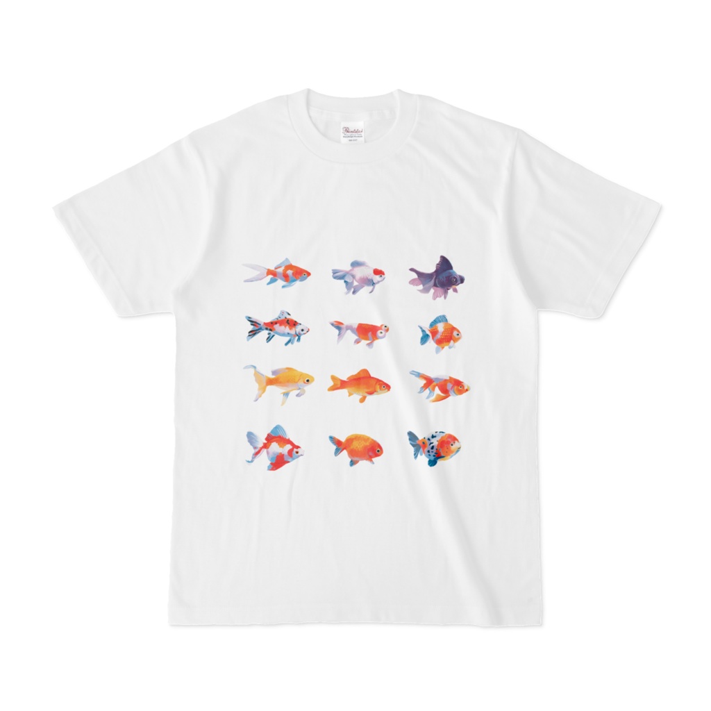 色んな種類の金魚Tシャツ