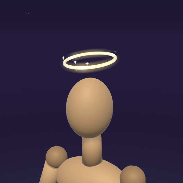 KuraMini ドット絵ギミック5点セット【魔法陣・天使の輪・翼・吹き出し】MA対応・VRChat想定【新作記念価格】