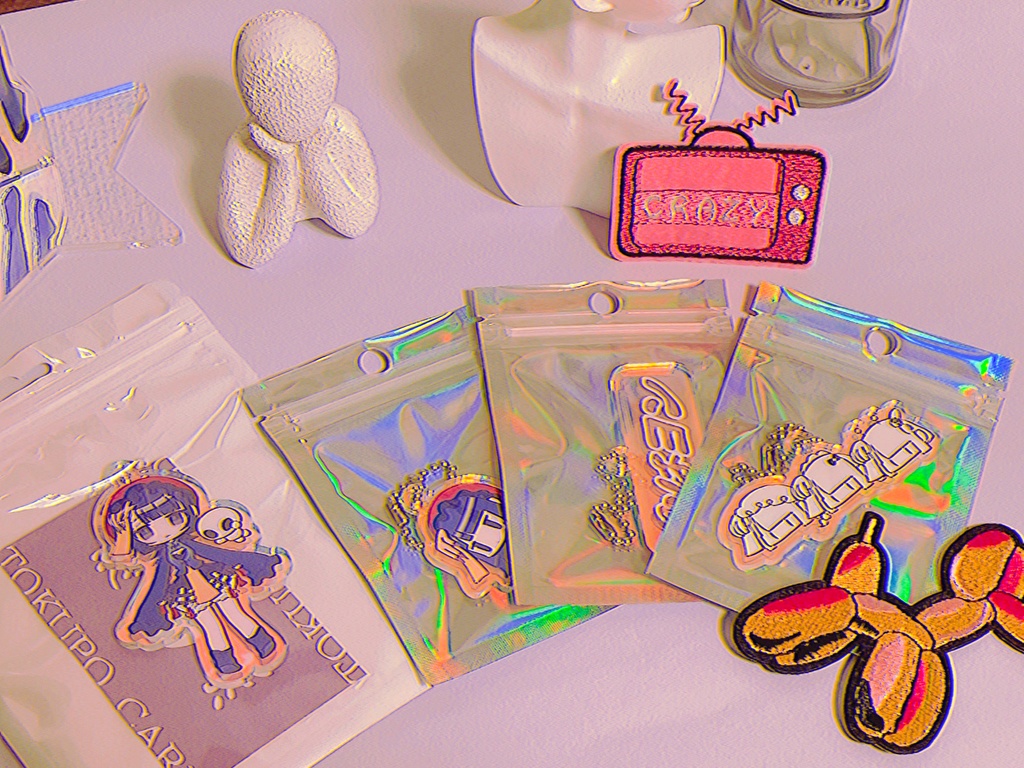 オーロラアクリルキーホルダー(全4種)