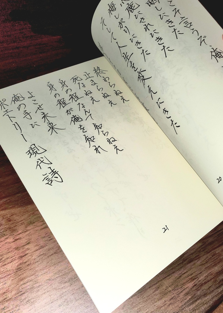 第二詩集 恥を晒しにきた、馬鹿にされにきた、悔しがりにきた、そして人生を変えにきた。