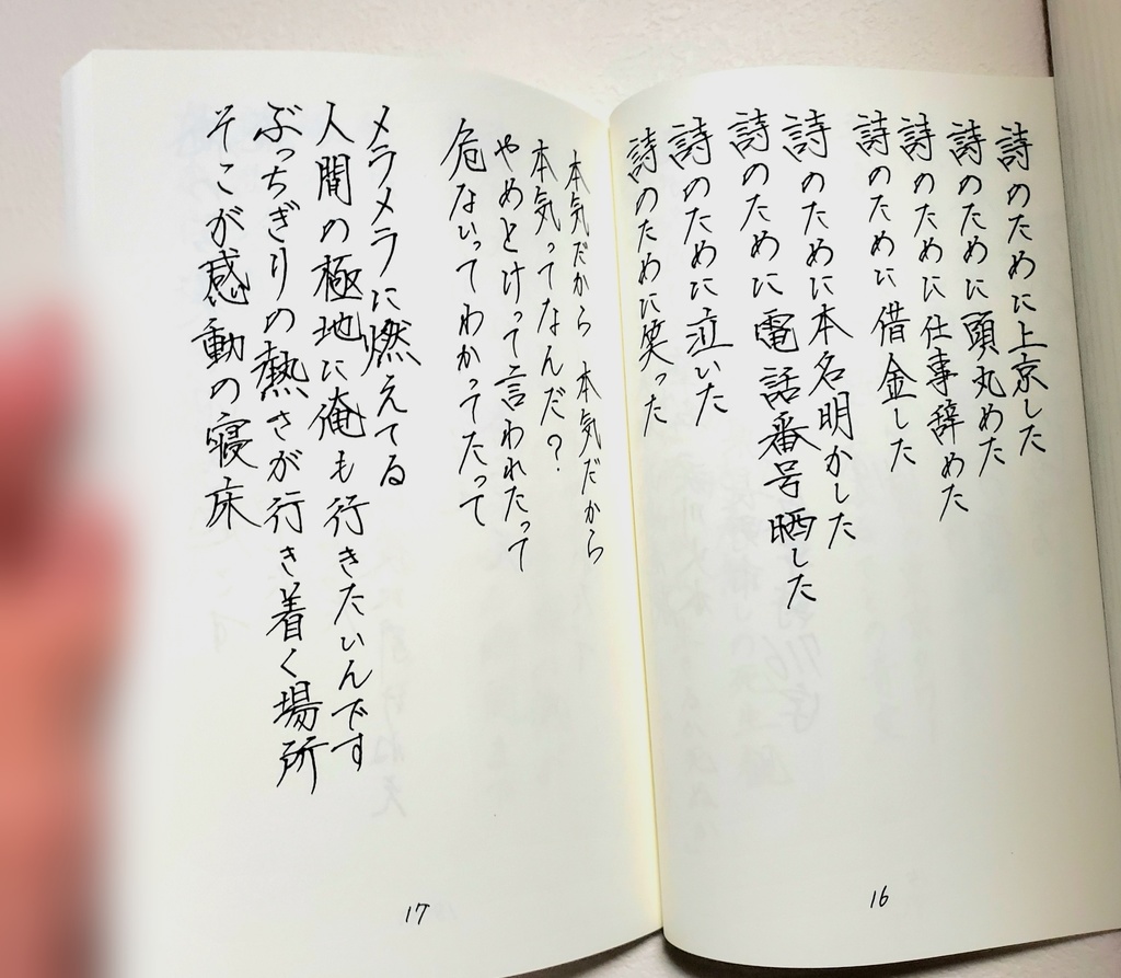 第二詩集 恥を晒しにきた、馬鹿にされにきた、悔しがりにきた、そして人生を変えにきた。