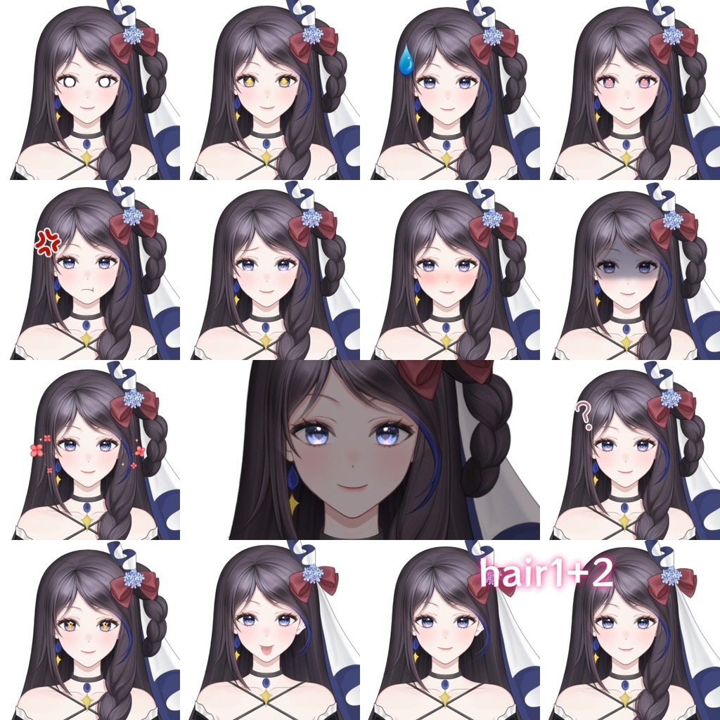 【Live2dモデル限定一点】レイナ Rena Vtuber【パーツ分け済みPSDイラストを含める】Live2d PM model girl ready to use only for one person vtuber debut