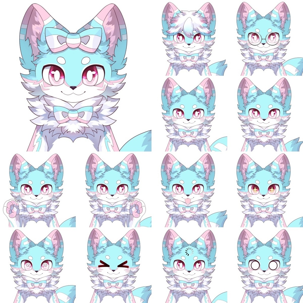 【Live2dモデル限定一点】ディーン Dean 獣人 Vtuber【パーツ分け済みPSDイラストを含める】Live2d PM model kemono furry ready to use only for one person vtuber debut