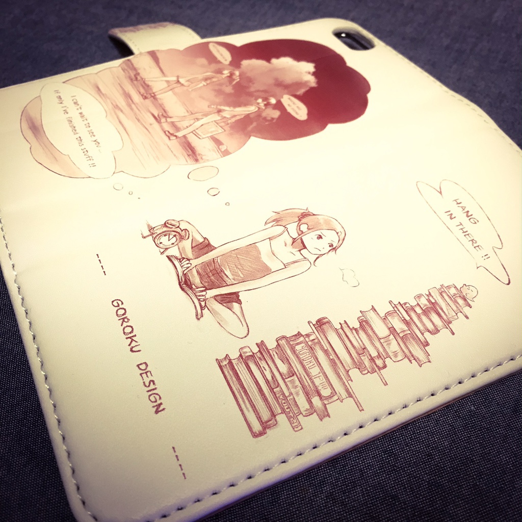 【iphon5/5s】 Mousou Girl 【ごろくデザイン工房】