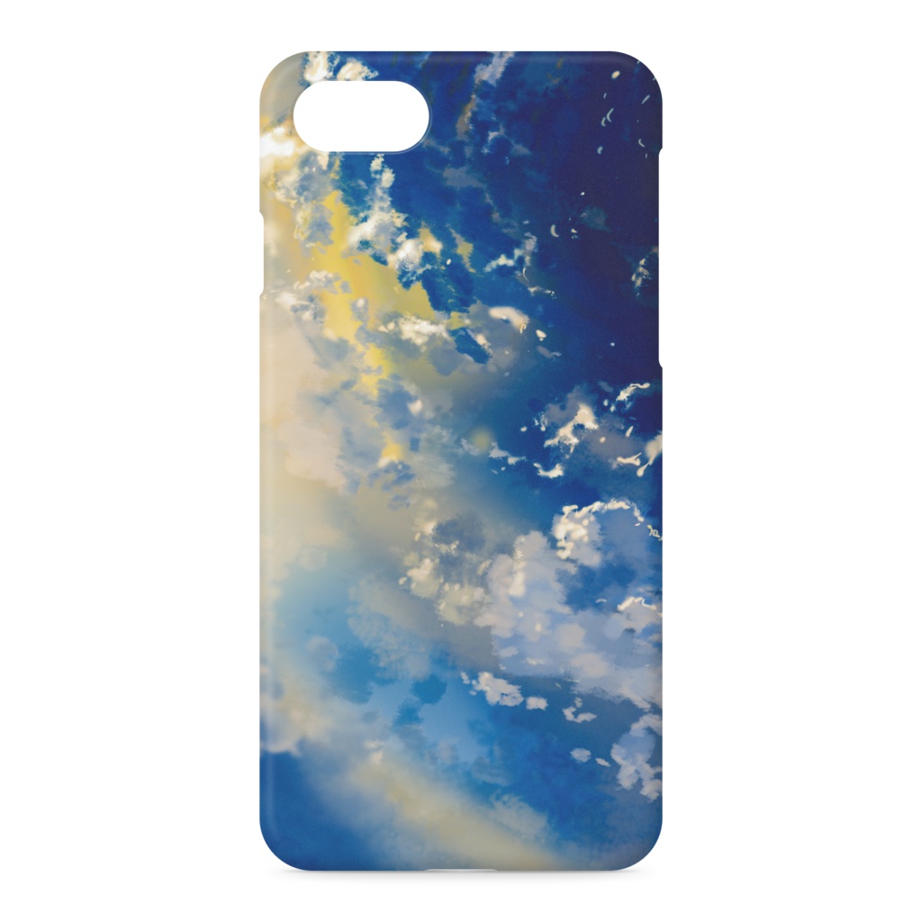 青空【iPhone7ケース 側面あり】