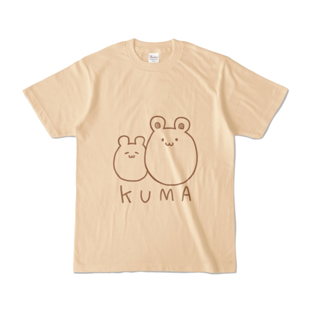 【おりこTシャツ】くまくまちゃん