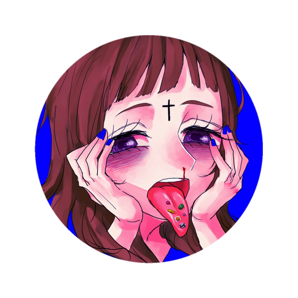 薬中缶バッジ