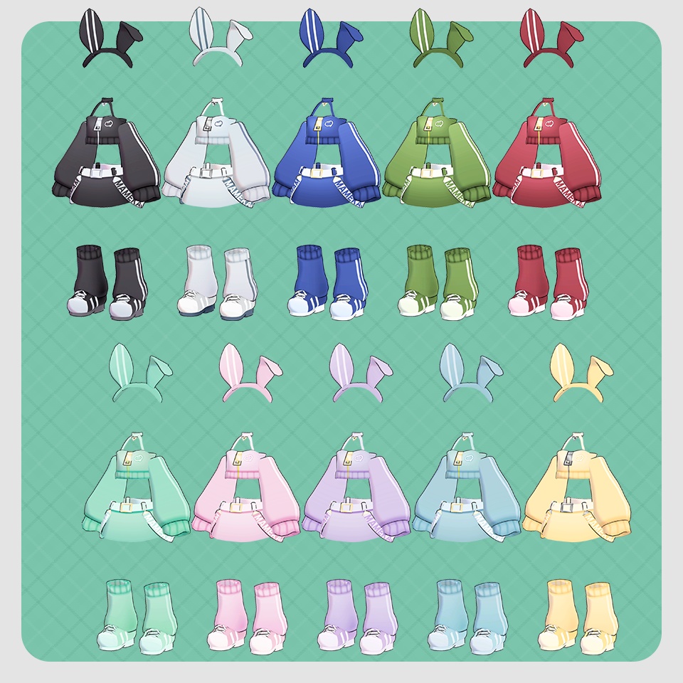 ジャージバニー【まめふれんず対応】