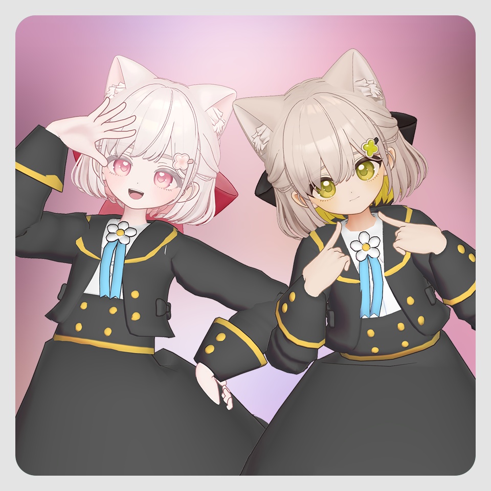 お嬢様風制服【しらつめ/フィユエ対応】