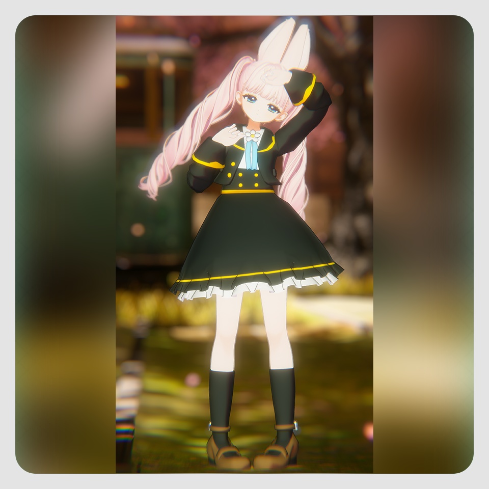 お嬢様風制服【しらつめ/フィユエ対応】