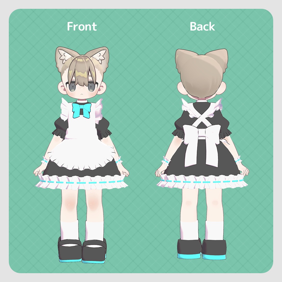 【無料】フリーメイド服【まめふれんず対応】