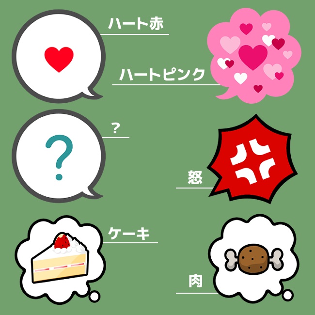 絵文字吹き出しアクリルスタンド