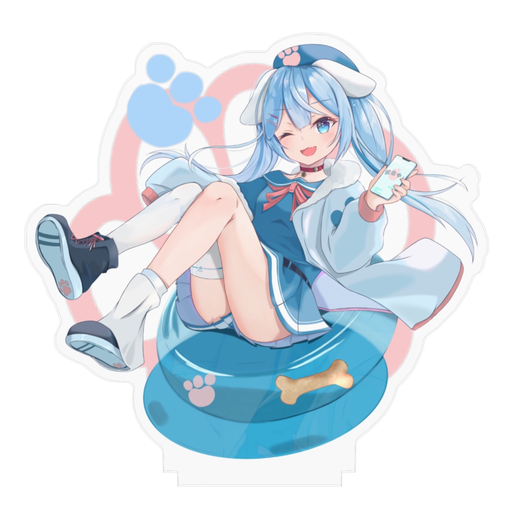 ぽちとおうちでゆったり【10cmアクスタ】