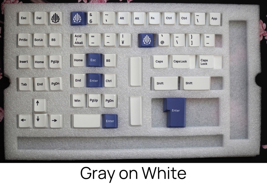 日本語・英語配列両対応キーキャップ「Acid Caps ”Standard”」