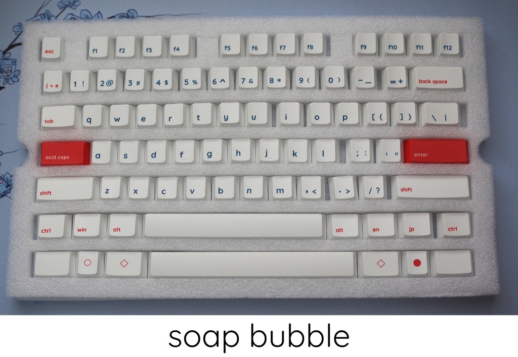 日本語・英語配列両対応キーキャップ「Acid Caps ”Collection”」