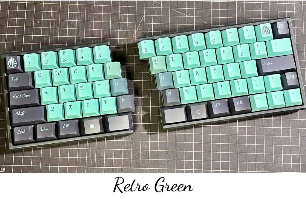 日本語・英語配列両対応キーキャップ「Acid Caps ”Collection”」