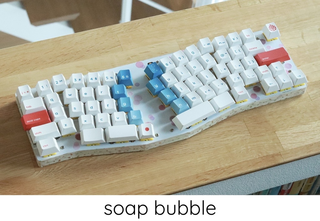 日本語・英語配列両対応キーキャップ「Acid Caps ”Collection”」