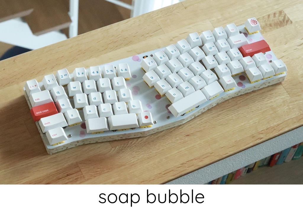 日本語・英語配列両対応キーキャップ「Acid Caps ”Collection”」